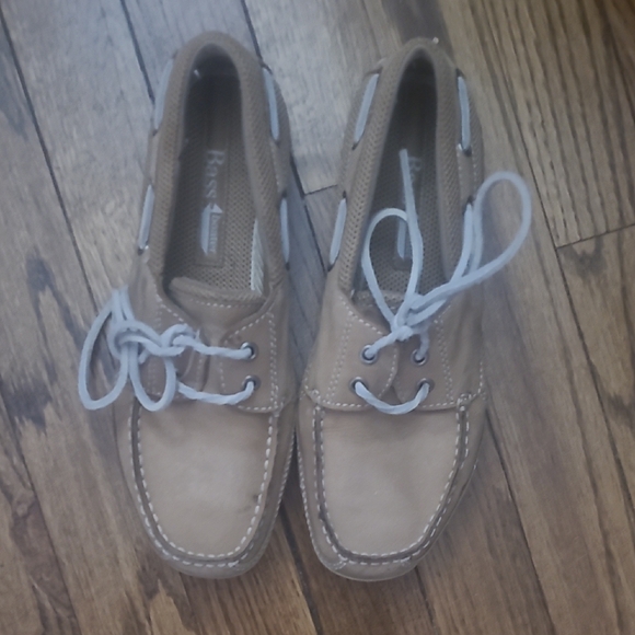 Tan Leather Boat Shoes - Picture 1 of 1